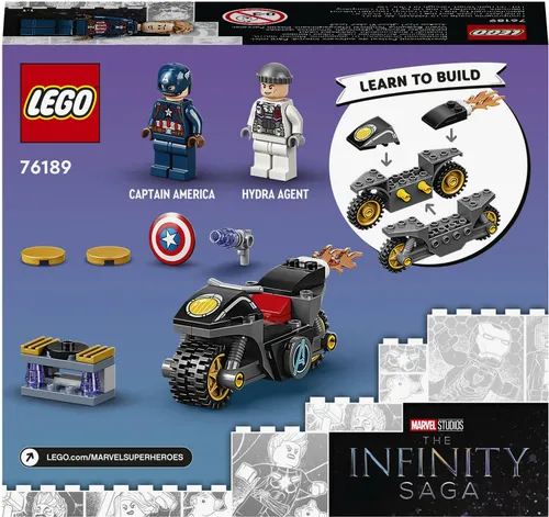 LEGO Marvel Kapitan Ameryka i pojedynek z Hydrą 76189