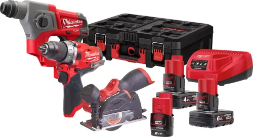 Milwaukee M12 FPP3R - 6423p Yakıt Güç Paketi Kombinasyon Kiti