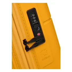 Walizka kabinowa American Tourister DashPop EXP - golden yellow