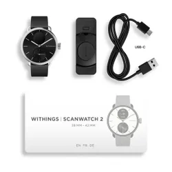 Smartwatch Withings ScanWatch 2 38mm черный