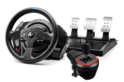 Thrustmaster T300 RS GT Edition руль с педалями для PS5, PS4, PS3, PC Force Feedback + TH8S Shifter Add-On