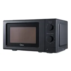 Kuchenka mikrofalowa MIDEA MD-MP012MK-BK 700W średnica 24.5 cm pojemność 19L Technologia inwerterowa innowave  Czarny