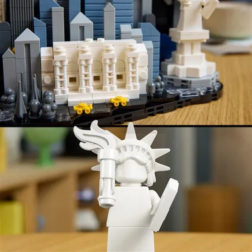 LEGO Architecture 21066 Nowy Jork Wielkie Jabłko, zestaw klocków 18+