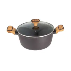 Garnek Multiclad 24Cm Z Pokrywą Bergner Bg-56037 Charcoal