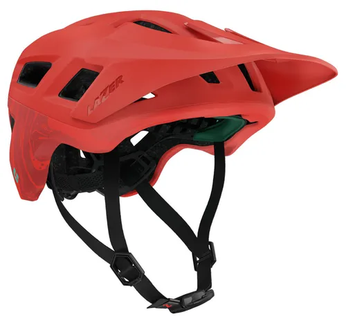 Kask rowerowy LAZER Coyote KinetiCore Czerwony mat MTB (rozmiar M)