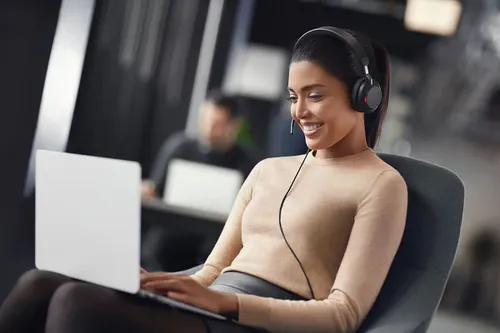 Słuchawki nauszne JABRA Evolve2 40 SE UC Czarny
