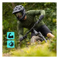 Kask rowerowy full-face METEOR Hydra M 55-58 cm czarny