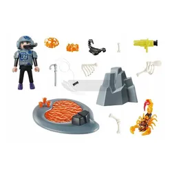 PLAYMOBIL Dino Rise 70909 Walka z ognistym skorpionem