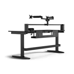 Biurko Corsair Platform:6 Standardowy180cm Czarny Laminat