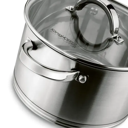 Garnek na indukcję z pokrywką Konighoffer Petra 1,8 l