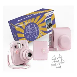 Aparat FUJIFILM Instax Mini 13 Różowy + Pokrowiec + Album + Spinacze