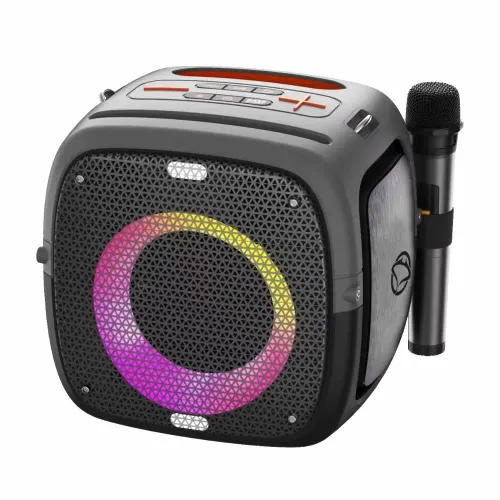 Power Audio Manta SPK340 ARES 100W Bluetooth Mikrofon Karaoke Czarny