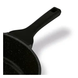 Patelnia głęboka na indukcję z pokrywką Starke Pro Brick Marble 28 cm