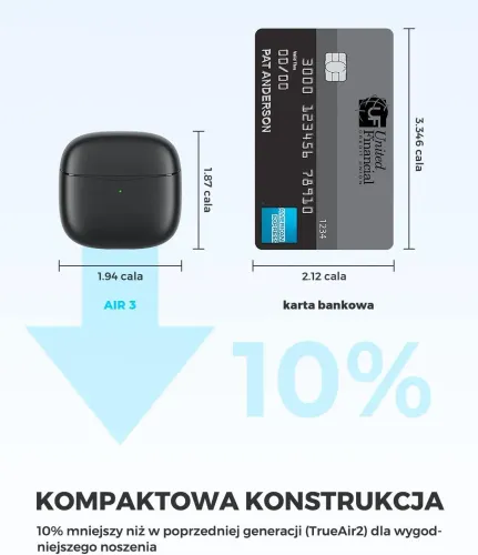 Słuchawki bezprzewodowe Soundpeats Air3 Douszne Bluetooth 5.2 Różowy