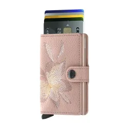 RFID Miniwallet Gizli Dikiş Kılıflı Cüzdan Linea-magnolia rose