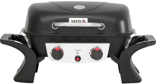 Grill gazowy YATO YG-20005 Yake Czarny 5 kW 47 x 37 cm
