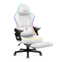 Fotel HUZARO Force 4.6 RGB Biały
