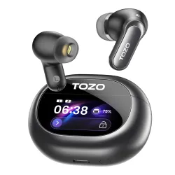 Słuchawki bezprzewodowe Tozo AeroSound6 Pro Dokanałowe Bluetooth 5.4 Czarny