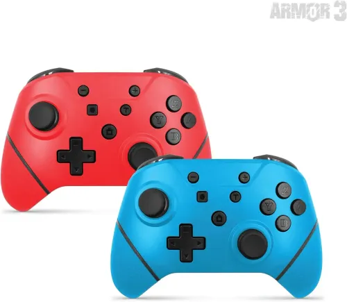 Pad Armor3 NuChamp Wireless Game Controller 2 Pack do Nintendo Switch Bezprzewodowy Niebieski / Czerwony 2szt.