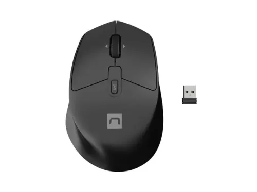 Zestaw klawiatura i mysz Natec Stingray 2 bezprzewodowa czarna