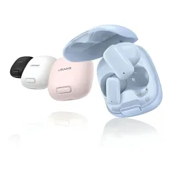 Słuchawki bezprzewodowe USAMS ID25 Series TWS Douszne Bluetooth 5.3 Niebieski