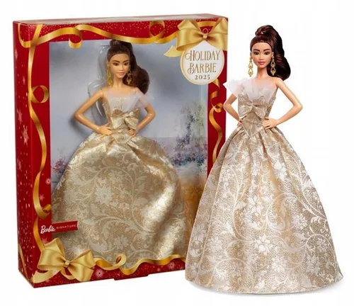 LALKA BARBIE HOLIDAY 2025 Signature lalka kolekcjonerska, świąteczna JBH98