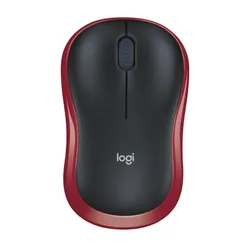 Myszka Logitech M185 Czarno-czerwony