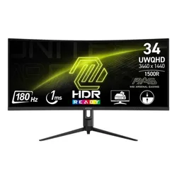 MSI MAG 342CQR E2 - 34'' | VA Curve 1500R | UWQHD | 4ms | 180Hz