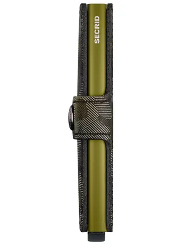 Portfel ochronny Miniwallet Secrid Jungle - moss