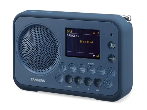 Radioodbiornik Sangean DPR-76BT Radio FM DAB+ Bluetooth Ciemnoniebieski