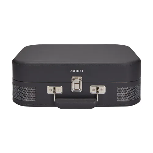 Gramofon Aiwa VPX-1951/TN Walizkowy Półautomatyczny Napęd paskowy Bluetooth Tytanowy