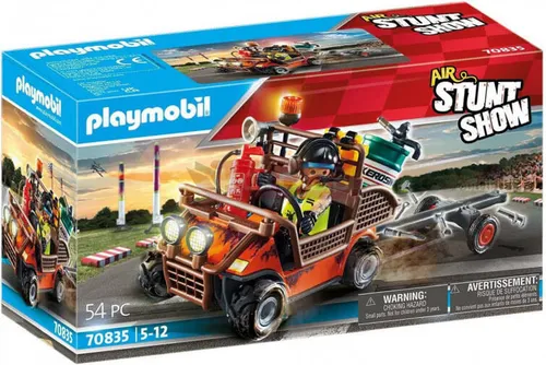Zestaw figurek Stunt Show 70835 Lotniczy pokaz kaskaderski: Mobilny serwis