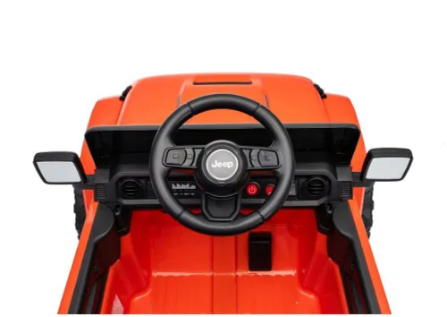 Auto Na Akumulator Jeep Rubicon 2X200W 24V Eva Skóra LED Pilot Radio MP3
