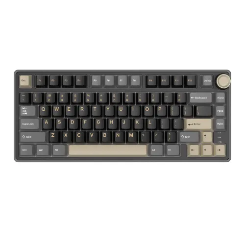 Klawiatura mechaniczna Royal Kludge RK-R75 Phantom Silver Switch Czarno-Szary