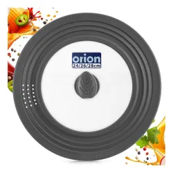 Pokrywka szklana silikonowa uniwersalna 24/26/28 cm