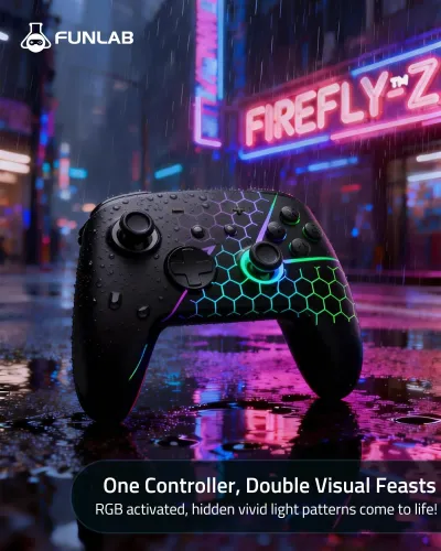 Adapter FUNLAB Firefly Pro Controller - Z do Nintendo Switch / Switch 2 Bezprzewodowy