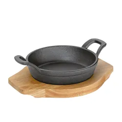 KUCHENPROFI Mini 24 × 18,5 cm - patelnia do serwowania z podstawką