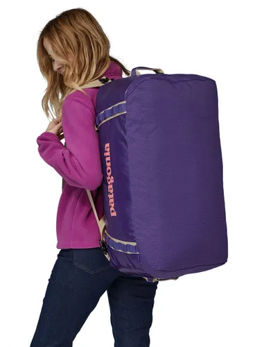 Katlanabilir çanta 2in1 Patagonya Siyah Delikli Duffel 55 l-perennial mor