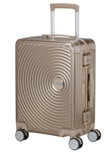 Walizka mała American Tourister Soundbox Alu - bronze