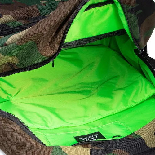 HUF standard problemă sac Ac00449 Woodland Camo Rucsac