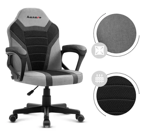 Fotel HUZARO Ranger 1.0 Mesh Szary