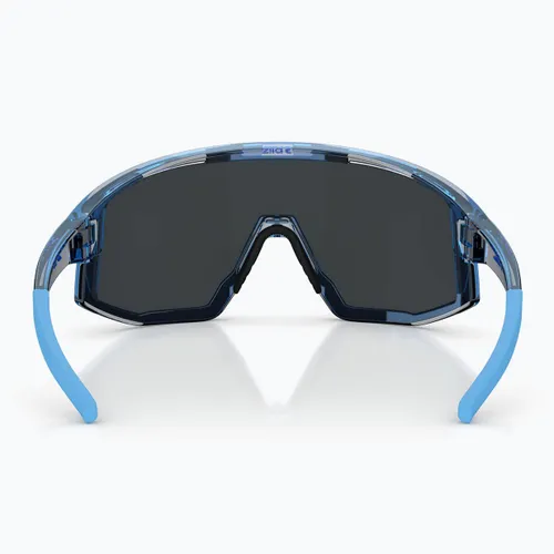 Okulary przeciwsłoneczne Bliz Fusion transparent blue/smoke ice blue multi