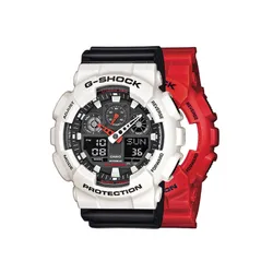Casio Zegarek SET GA-100B-4AER + BEZEL 10395292 + PASEK 10347688