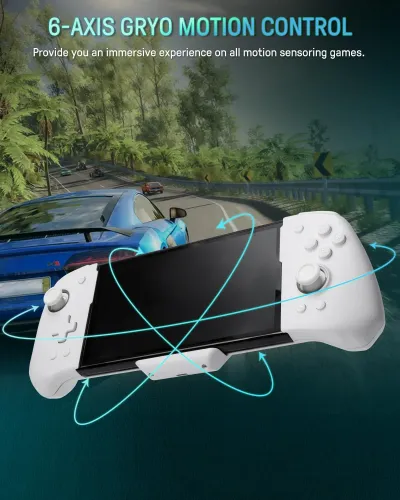 Kontroler FUNLAB Luminpad Gripcon Switch Zonai White do Nintendo Switch