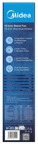 Wentylator MIDEA M-FS40-23MT Biały