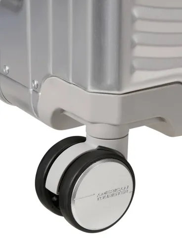 Walizka średnia American Tourister Soundbox Alu - silver