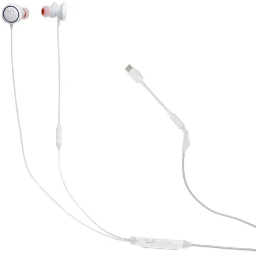Słuchawki JBL Quantum 50C Douszne, Dźwięk przestrzenny Biały