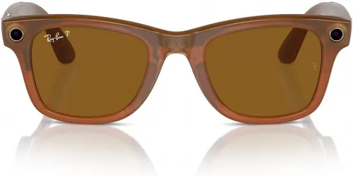 Okulary RAY BAN Meta Wayfarer Karmelowy Połysk