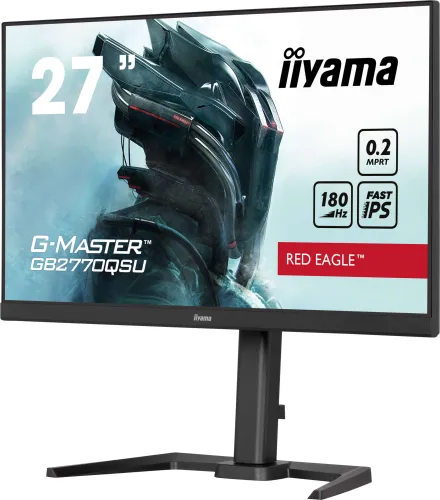 Monitor iiyama G-Master Red Eagle GB2770QSU-B6 27" 2K Fast IPS 180Hz 0,2ms MPRT Gamingowy