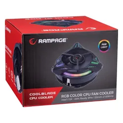 Chłodzenie CPU RAMPAGE CoolBlade RM-C03 RGB Czarny
